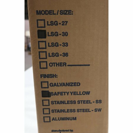 Ps Doors LSG-30 SAFETY GATE YELLOW 28-3/4IN TO 30-1/2IN OTHER SAFETY EQUIPMENT LSG-30-PCY